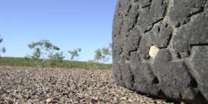 tyre-on-road