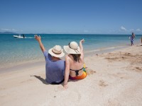 Secluded Great Barrier Reef beaches from Bloomfield Lodge